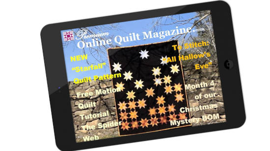 Online Quilt Magazine Cover